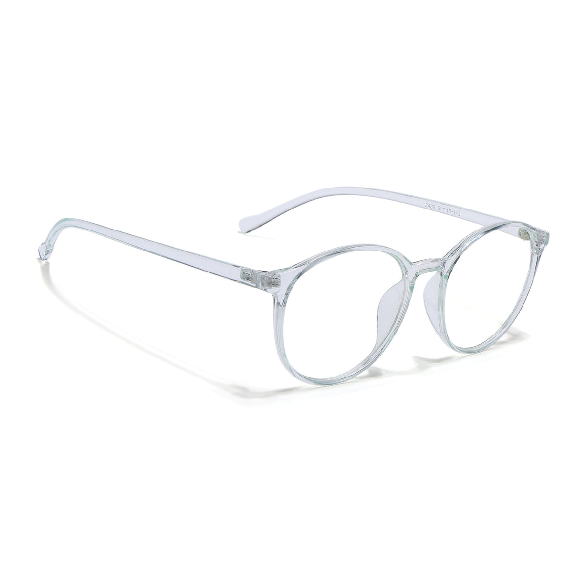 Eyejack Canment Sea Green Round Eyeglasses for Women (CM2439FCL1785-C4)