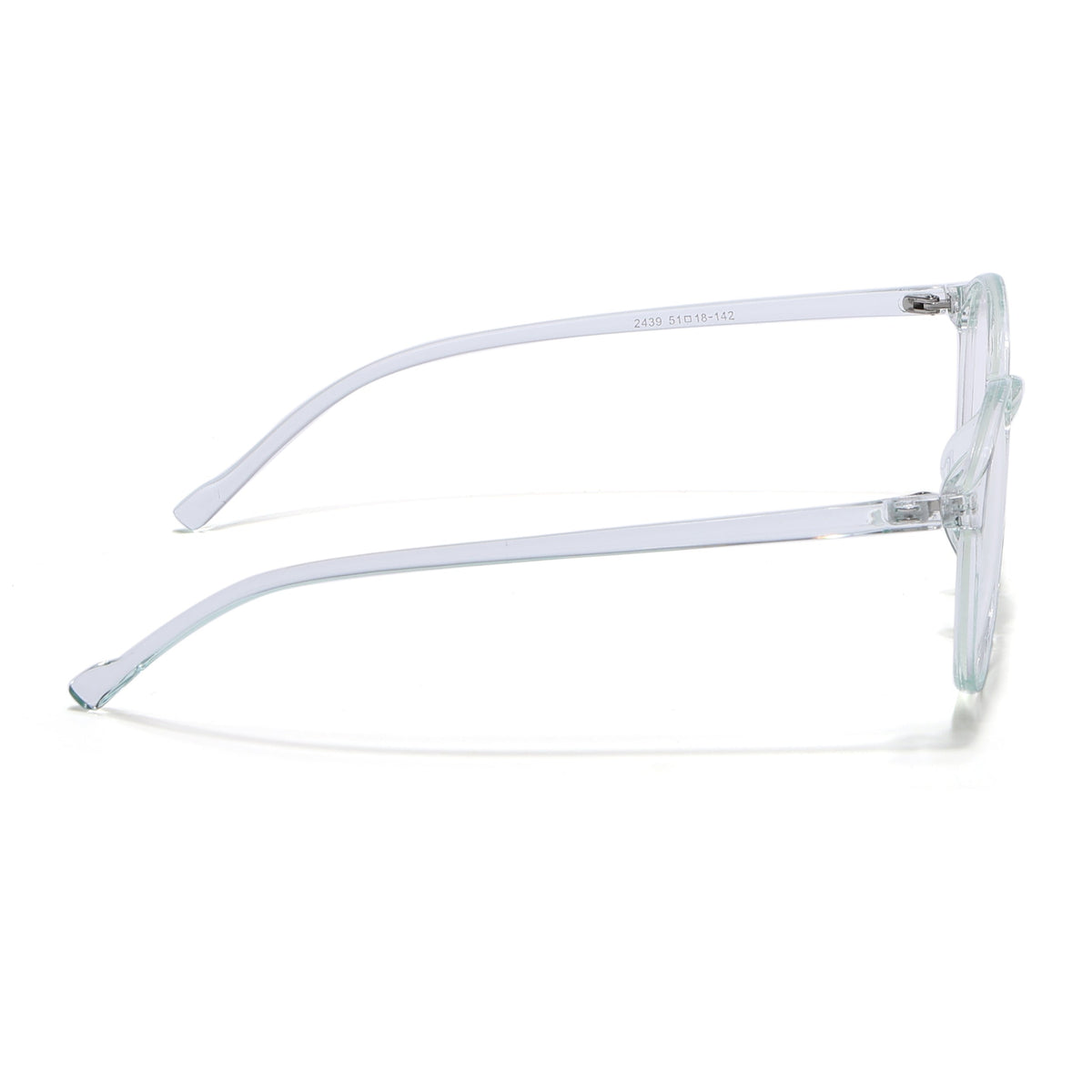 Eyejack Canment Sea Green Round Eyeglasses for Women (CM2439FCL1785-C4)