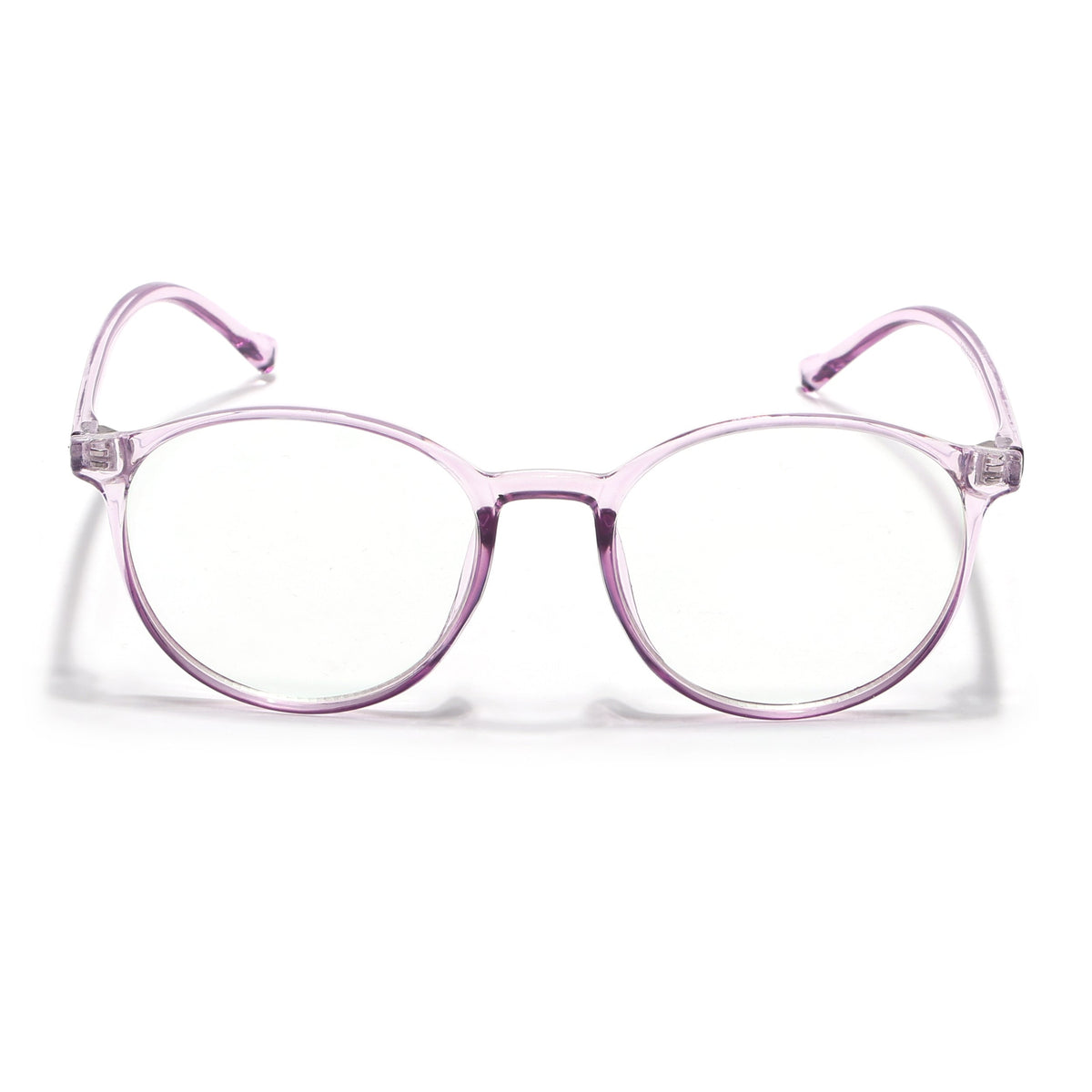 Eyejack Canment Purple Round Eyeglasses for Women (CM2439FCL1786-C5)