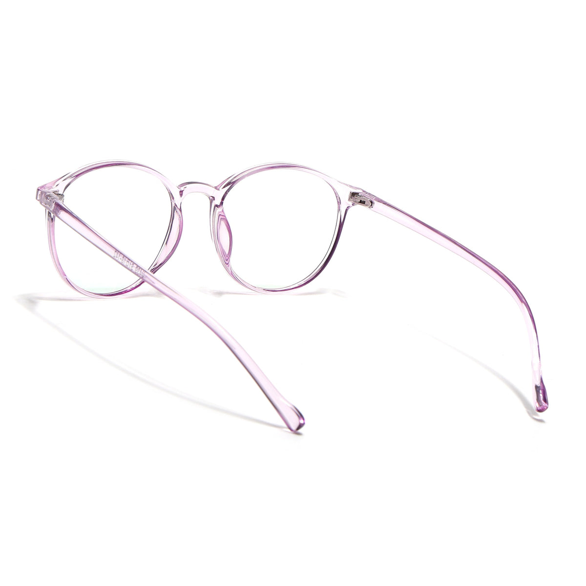Eyejack Canment Purple Round Eyeglasses for Women (CM2439FCL1786-C5)