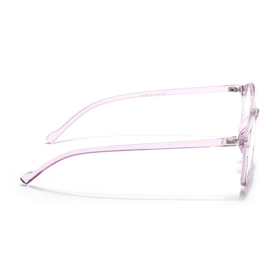 Eyejack Canment Purple Round Eyeglasses for Women (CM2439FCL1786-C5)
