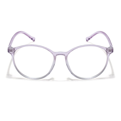 Eyejack Canment Light Purple Round Eyeglasses for Women (CM2439FCL1787-C6)