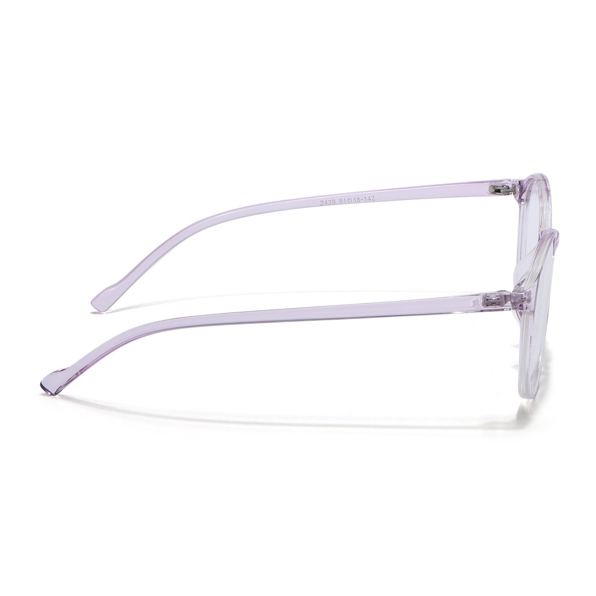Eyejack Canment Light Purple Round Eyeglasses for Women (CM2439FCL1787-C6)