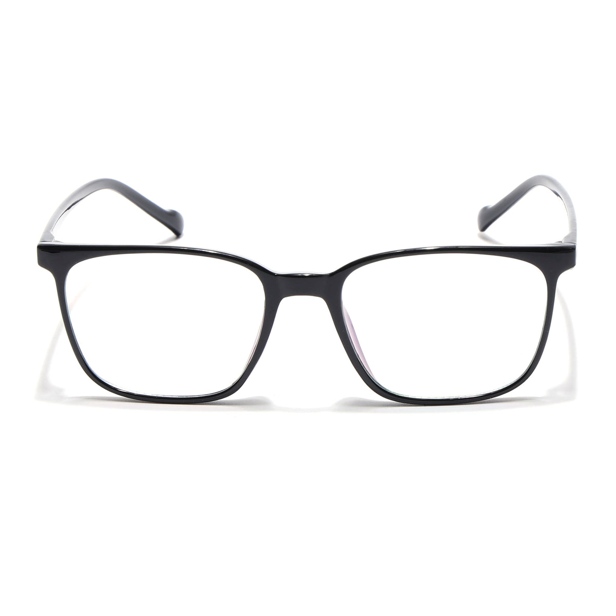 Eyejack Canment Shine Black Square Eyeglasses for Men & Women (CM2475FCL1790-C1)