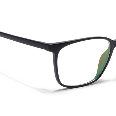 Eyejack Canment Matt Black Square Eyeglasses for Men & Women (CM2475FCL1791-C2)