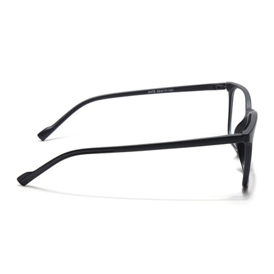 Eyejack Canment Matt Black Square Eyeglasses for Men & Women (CM2475FCL1791-C2)