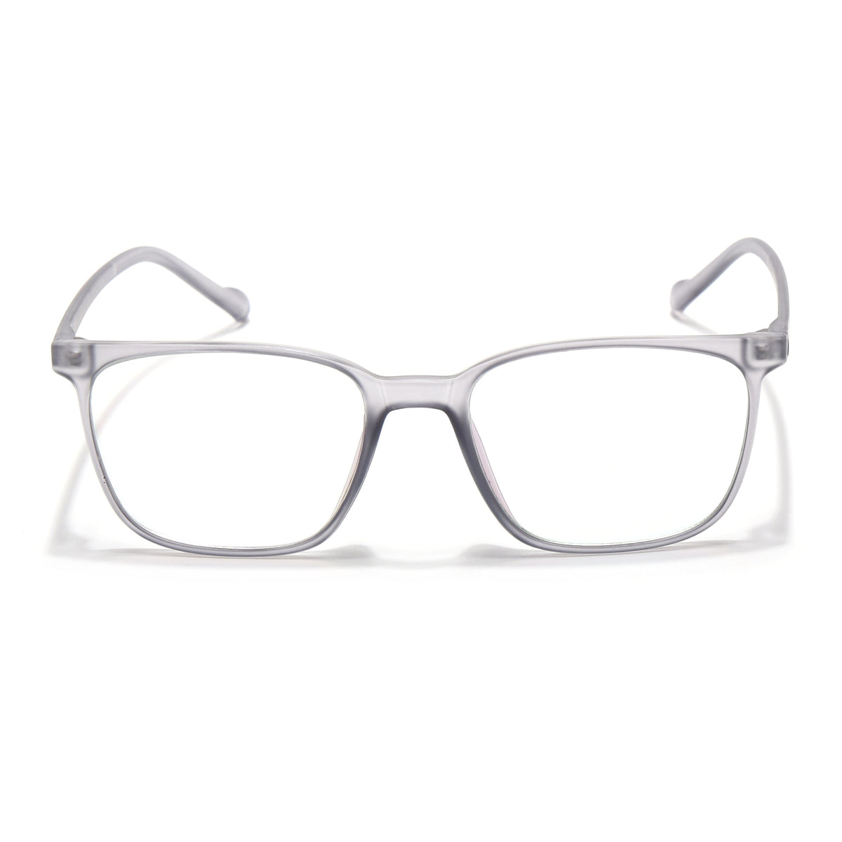 Eyejack Canment Grey Square Eyeglasses for Men & Women (CM2475FCL1792-C3)
