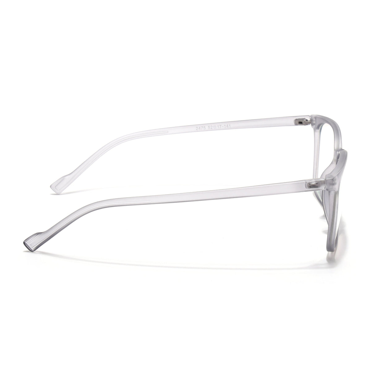 Eyejack Canment Grey Square Eyeglasses for Men & Women (CM2475FCL1792-C3)