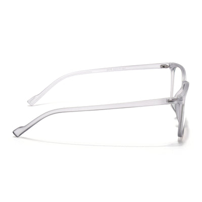 Eyejack Canment Grey Square Eyeglasses for Men & Women (CM2475FCL1792-C3)