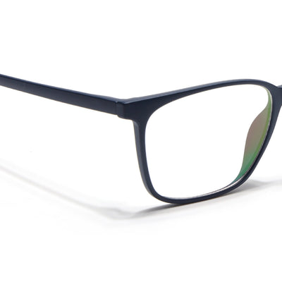 Eyejack Canment Navy Blue Square Eyeglasses for Men & Women (CM2475FCL1794-C5)