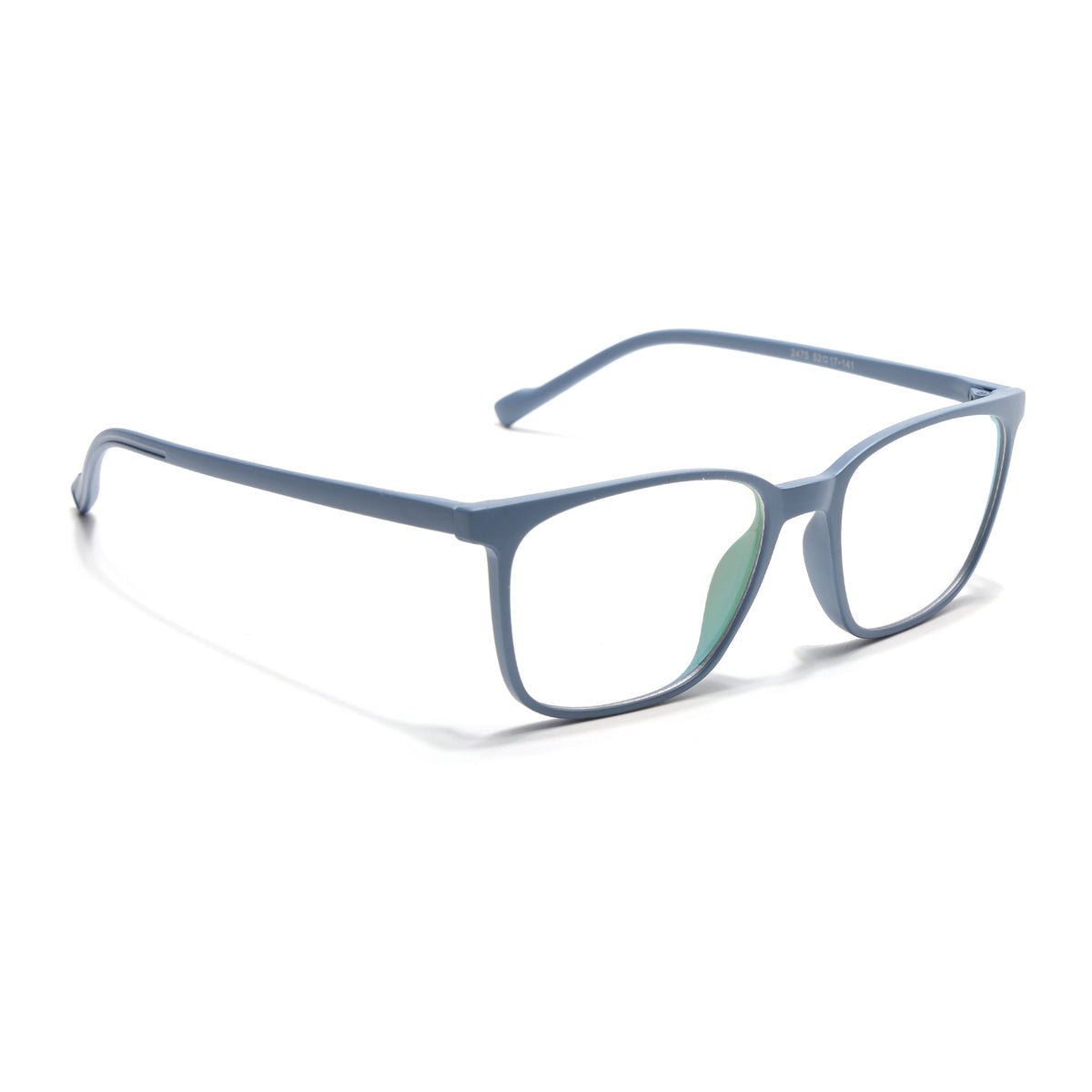 Eyejack Canment Sky Blue Square Eyeglasses for Men & Women (CM2475FCL1795-C6)