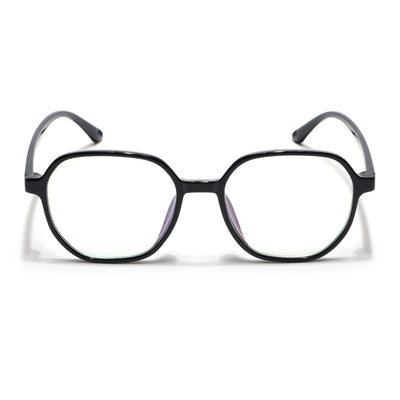 Eyejack Canment Shine Black Round Eyeglasses for Men & Women (CM2503FCL1800-C1)