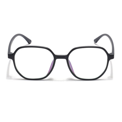 Eyejack Canment Matt Black Round Eyeglasses for Men & Women (CM2503FCL1801-C2)