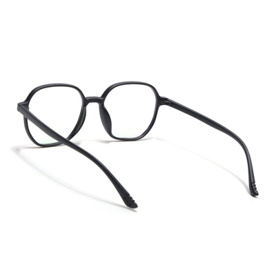 Eyejack Canment Matt Black Round Eyeglasses for Men & Women (CM2503FCL1801-C2)