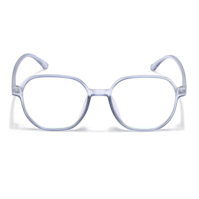 Eyejack Canment Blue Round Eyeglasses for Men & Women (CM2503FCL1806-C7)