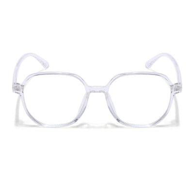 Eyejack Canment Transparent Round Eyeglasses for Men & Women (CM2503FCL1808-C9)