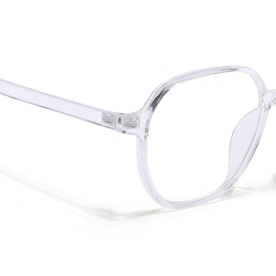 Eyejack Canment Transparent Round Eyeglasses for Men & Women (CM2503FCL1808-C9)