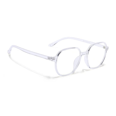 Eyejack Canment Transparent Round Eyeglasses for Men & Women (CM2503FCL1808-C9)
