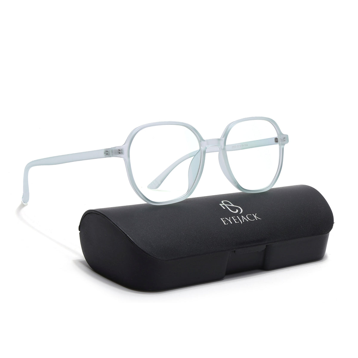 Eyejack Canment Sea Green Round Eyeglasses for Men & Women (CM2503FCL1809-C10)