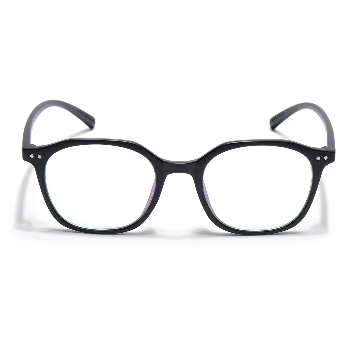 Eyejack Canment Matt Black Square Eyeglasses for Men & Women (CM2506FCL1811-C2)