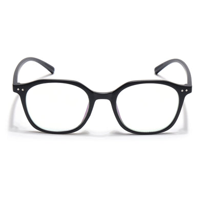 Eyejack Canment Matt Black Square Eyeglasses for Men & Women (CM2506FCL1811-C2)
