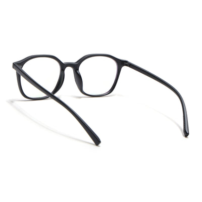 Eyejack Canment Matt Black Square Eyeglasses for Men & Women (CM2506FCL1811-C2)