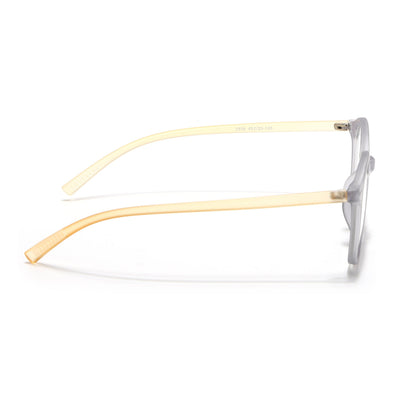 Eyejack Canment Grey Square Eyeglasses for Men & Women (CM2506FCL1813-C4)
