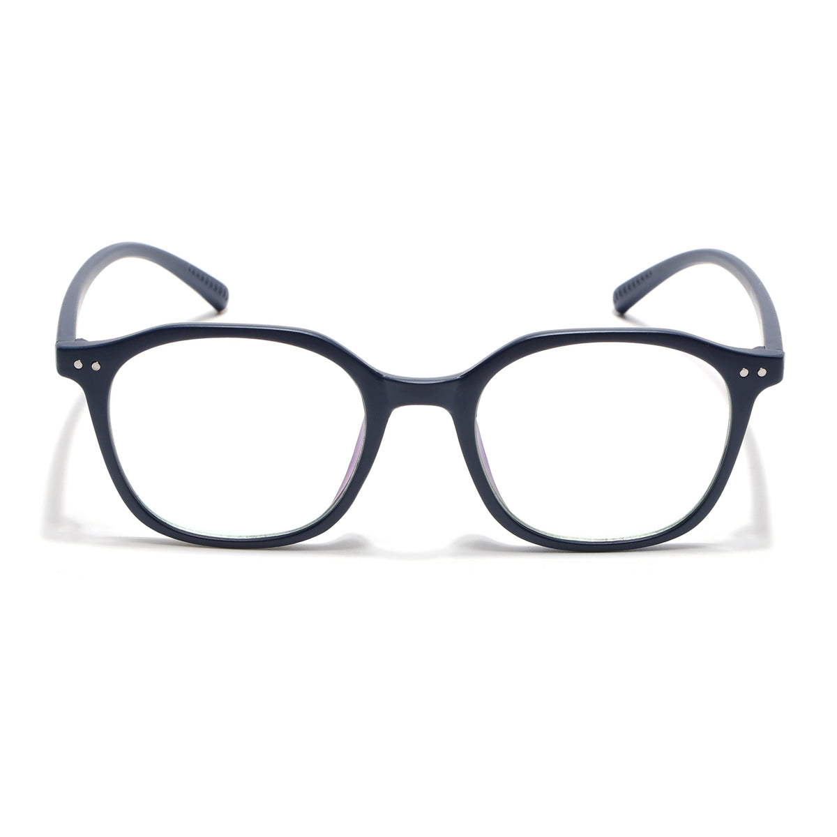 Eyejack Canment Navy Blue Square Eyeglasses for Men & Women (CM2506FCL1814-C5)