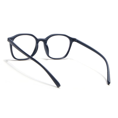 Eyejack Canment Navy Blue Square Eyeglasses for Men & Women (CM2506FCL1814-C5)