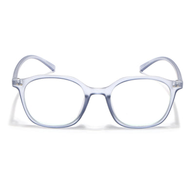 Eyejack Canment Blue Square Eyeglasses for Men & Women (CM2506FCL1816-C7)