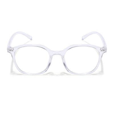 Eyejack Canment Transparent Square Eyeglasses for Men & Women (CM2506FCL1818-C9)
