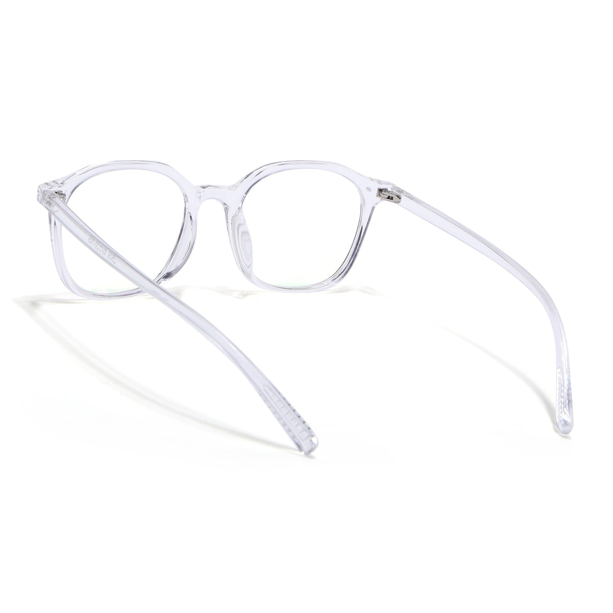 Eyejack Canment Transparent Square Eyeglasses for Men & Women (CM2506FCL1818-C9)