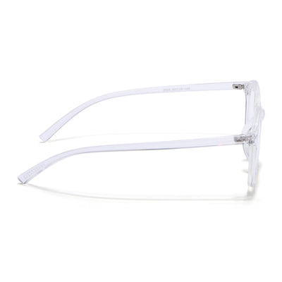 Eyejack Canment Transparent Square Eyeglasses for Men & Women (CM2506FCL1818-C9)