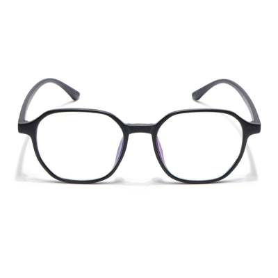 Eyejack Canment Matt Black Square Eyeglasses for Men & Women (CM2511FCL1821-C2)