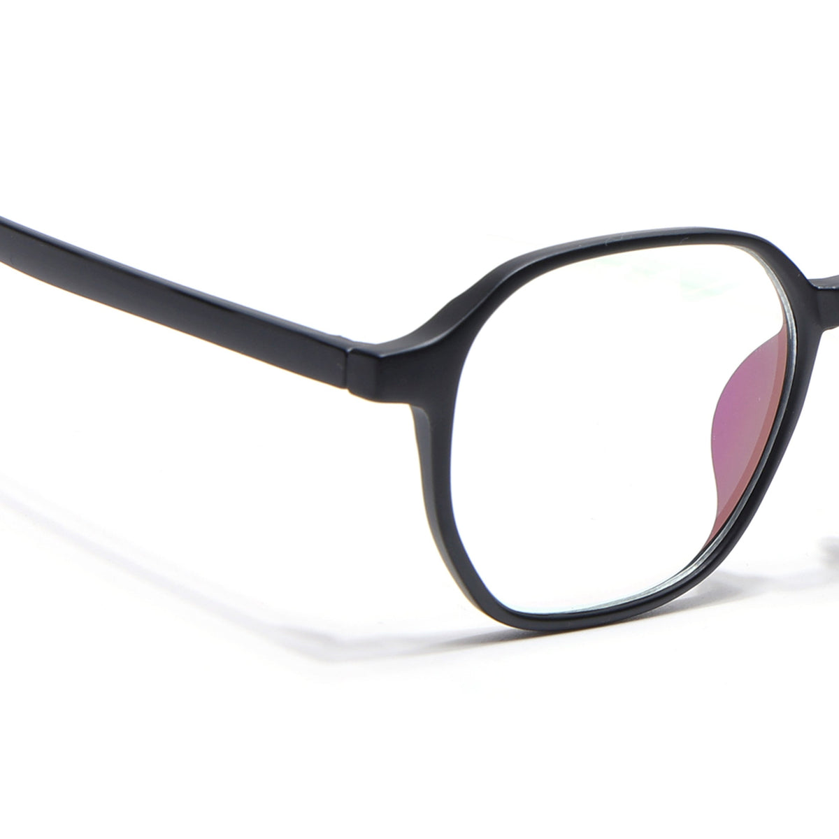 Eyejack Canment Matt Black Square Eyeglasses for Men & Women (CM2511FCL1821-C2)
