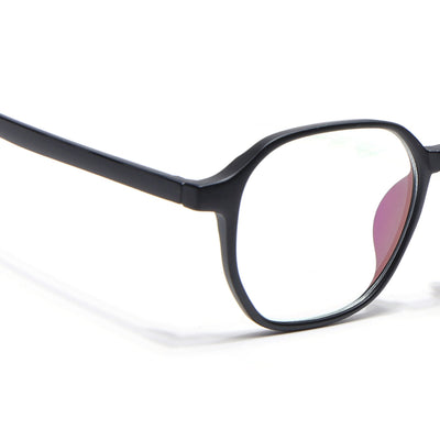 Eyejack Canment Matt Black Square Eyeglasses for Men & Women (CM2511FCL1821-C2)