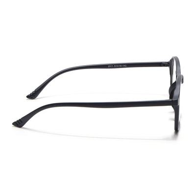Eyejack Canment Matt Black Square Eyeglasses for Men & Women (CM2511FCL1821-C2)