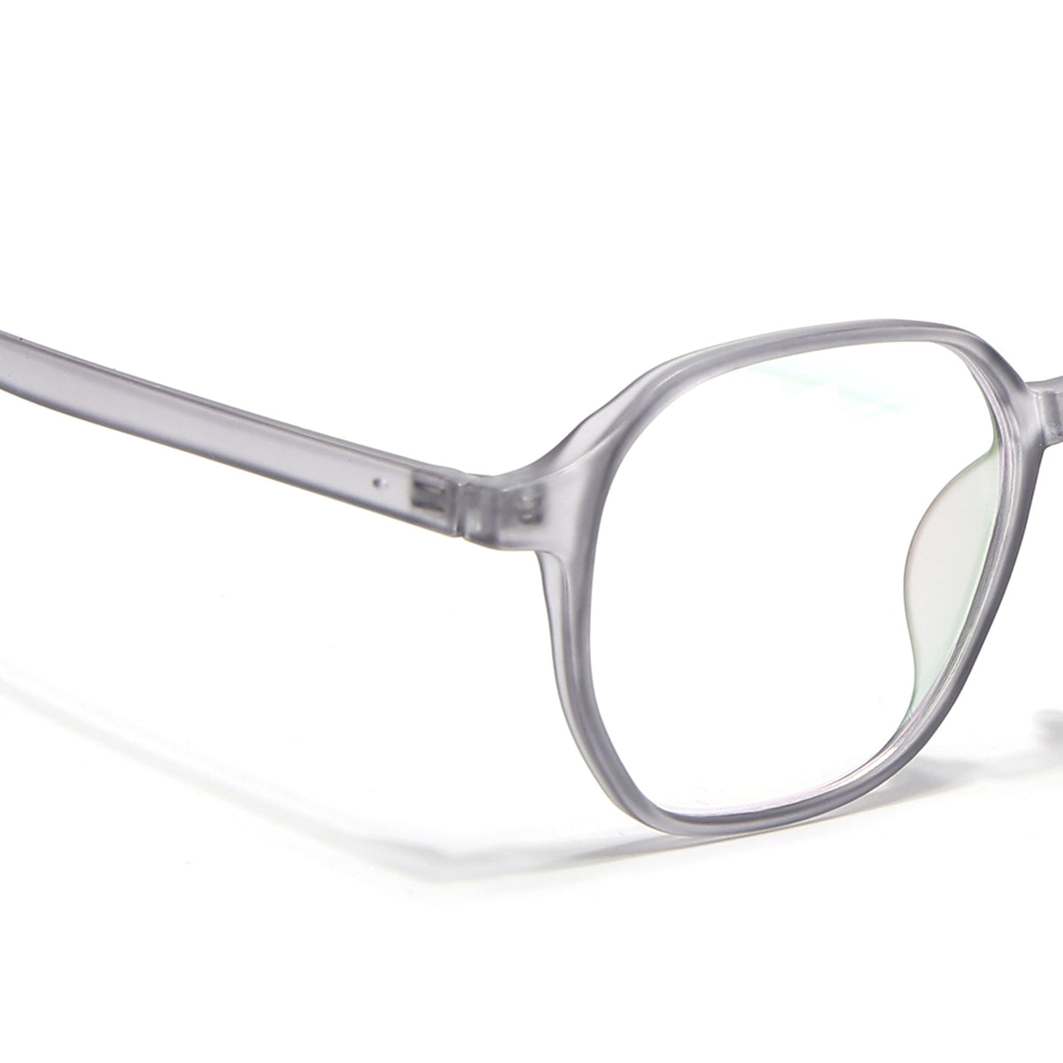 Eyejack Canment Grey Square Eyeglasses for Men & Women (CM2511FCL1822-C3)