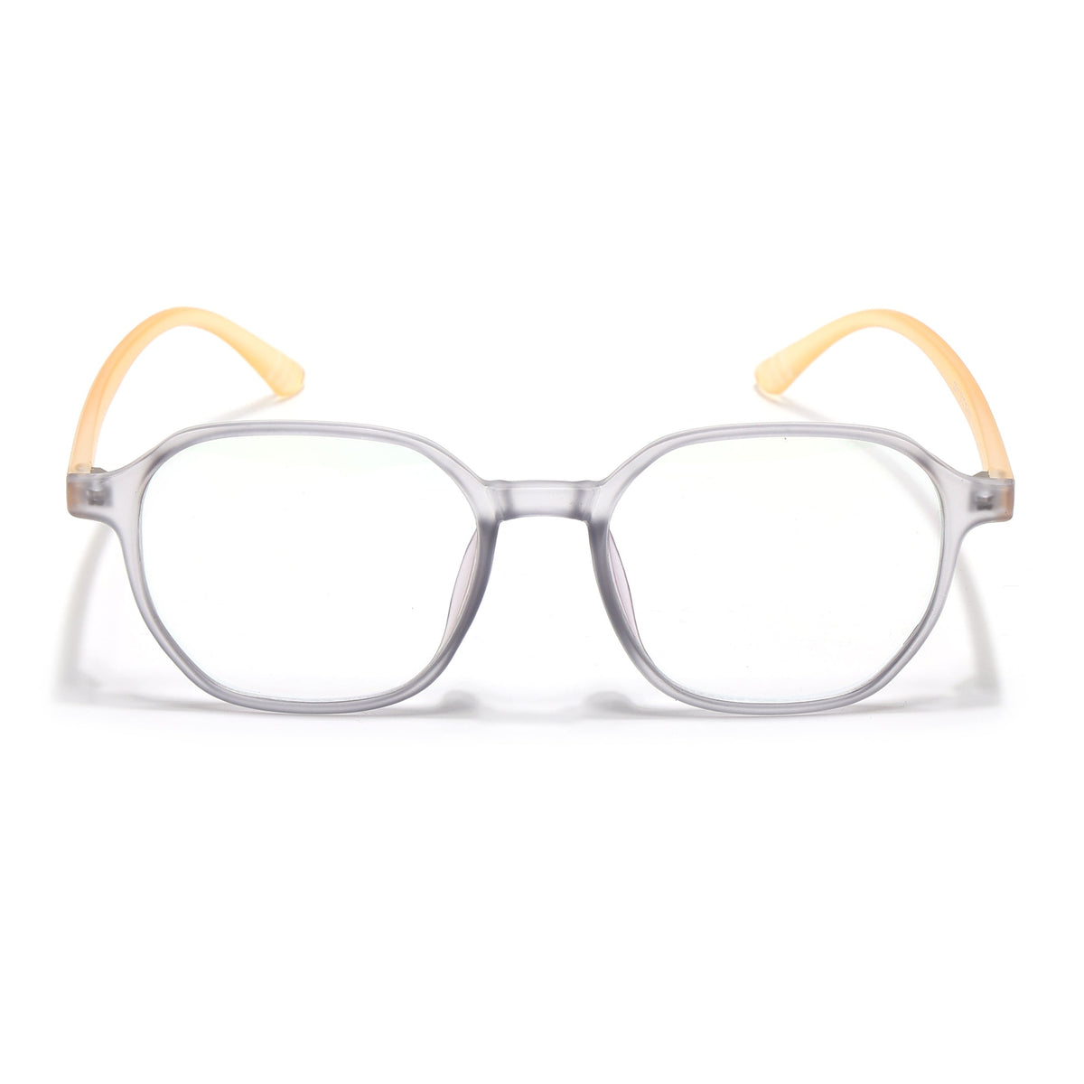 Eyejack Canment Grey Square Eyeglasses for Men & Women (CM2511FCL1823-C4)