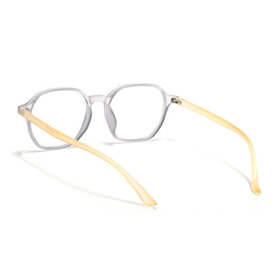 Eyejack Canment Grey Square Eyeglasses for Men & Women (CM2511FCL1823-C4)