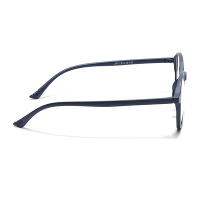 Eyejack Canment Navy Blue Square Eyeglasses for Men & Women (CM2511FCL1824-C5)