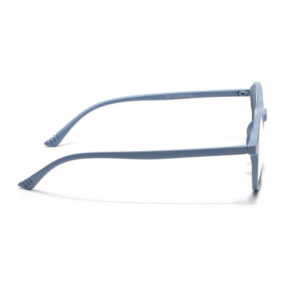 Eyejack Canment Sky Blue Square Eyeglasses for Men & Women (CM2511FCL1825-C6)