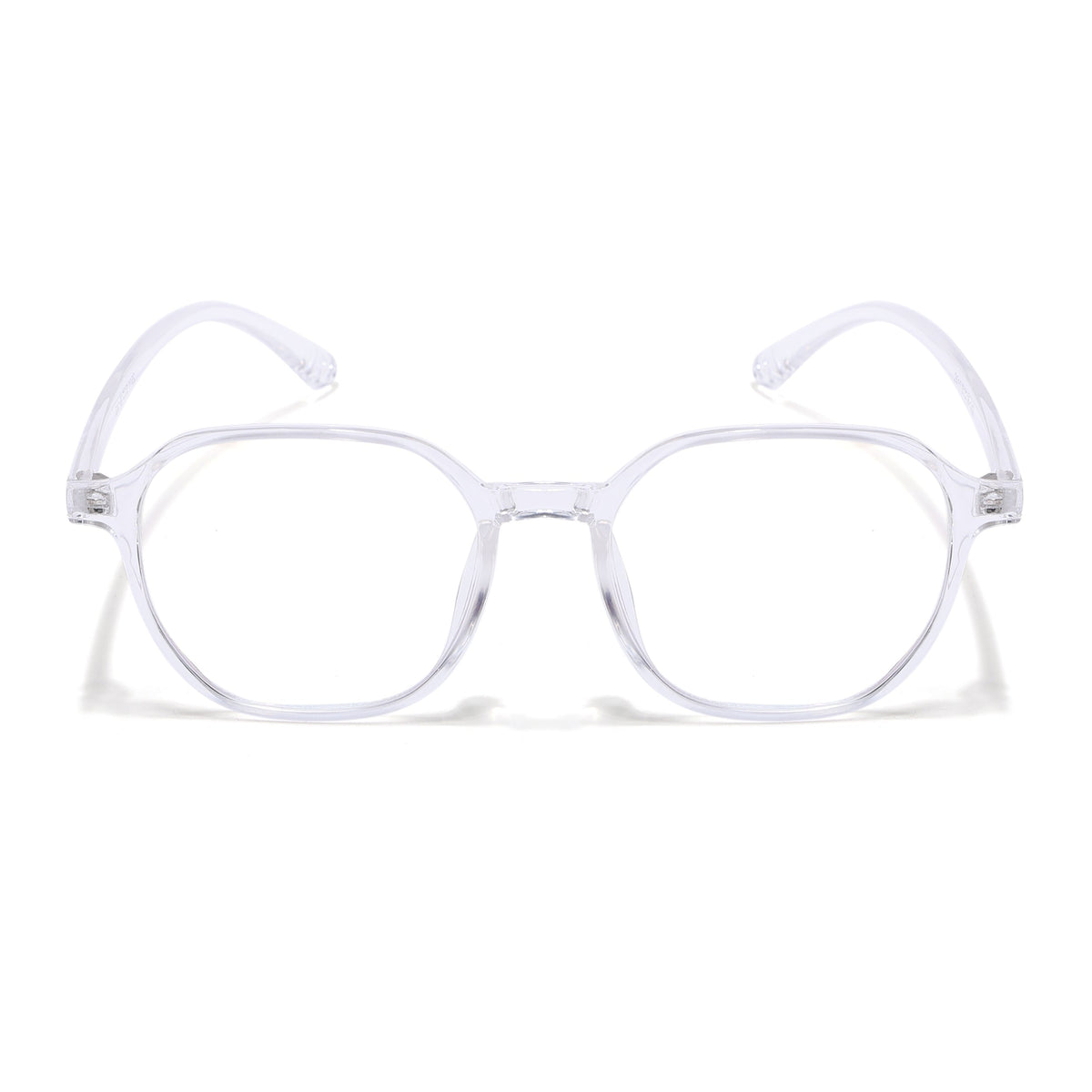 Eyejack Canment Transparent Square Eyeglasses for Men & Women (CM2511FCL1828-C9)