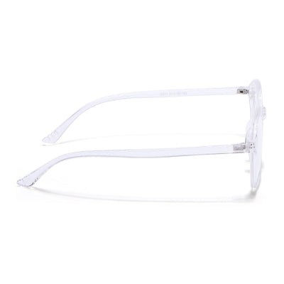 Eyejack Canment Transparent Square Eyeglasses for Men & Women (CM2511FCL1828-C9)