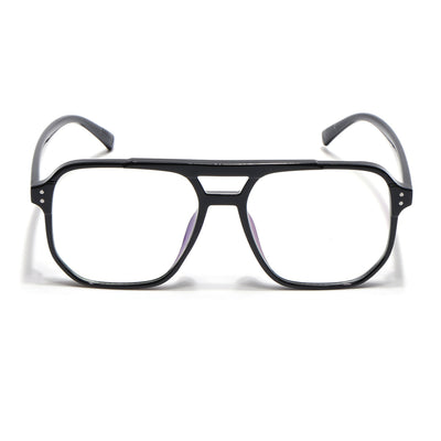 Eyejack Canment Shine Black Wayfarer Eyeglasses for Men & Women (CM28014FCL1888-C1)
