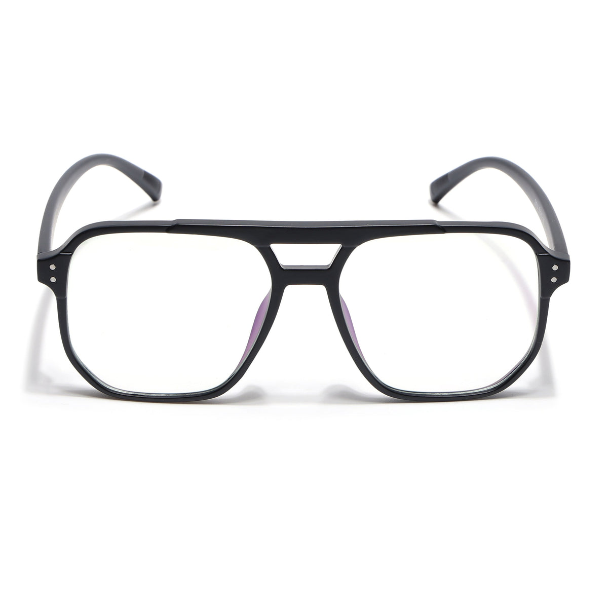Eyejack Canment Matt Black Wayfarer Eyeglasses for Men & Women (CM28014FCL1889-C2)