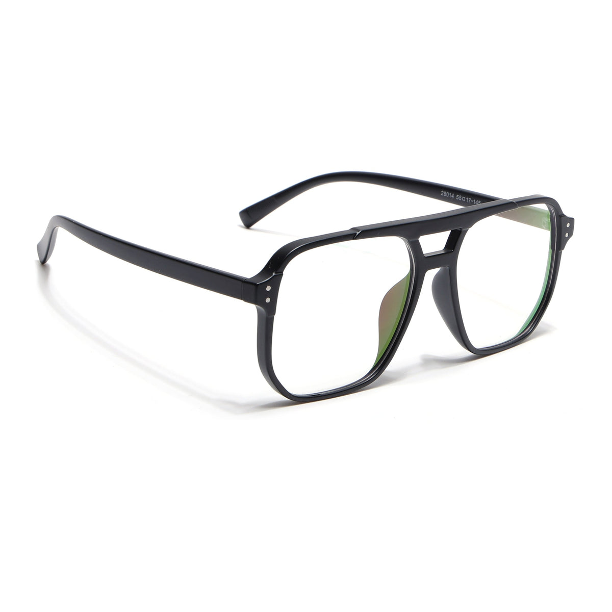 Eyejack Canment Matt Black Wayfarer Eyeglasses for Men & Women (CM28014FCL1889-C2)