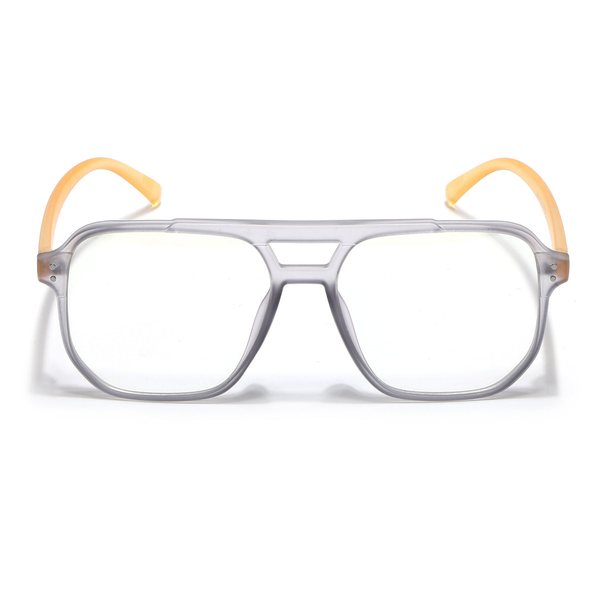 Eyejack Canment Grey Wayfarer Eyeglasses for Men & Women (CM28014FCL1891-C4)