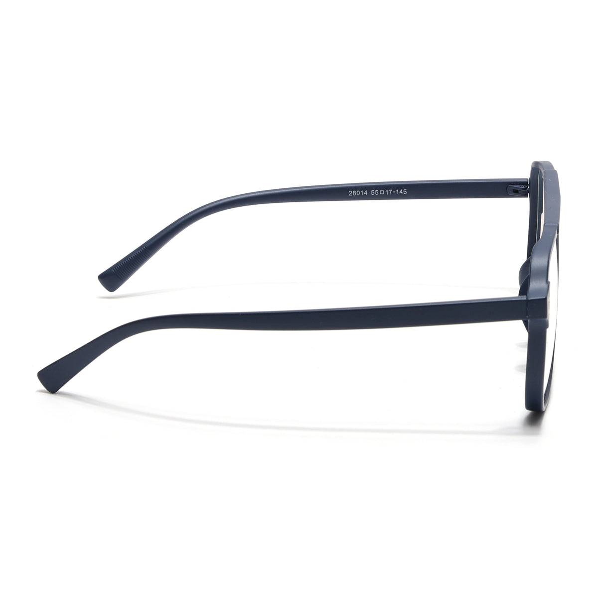 Eyejack Canment Navy Blue Wayfarer Eyeglasses for Men & Women (CM28014FCL1892-C5)
