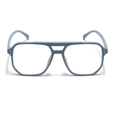 Eyejack Canment Sky Blue Wayfarer Eyeglasses for Men & Women (CM28014FCL1893-C6)